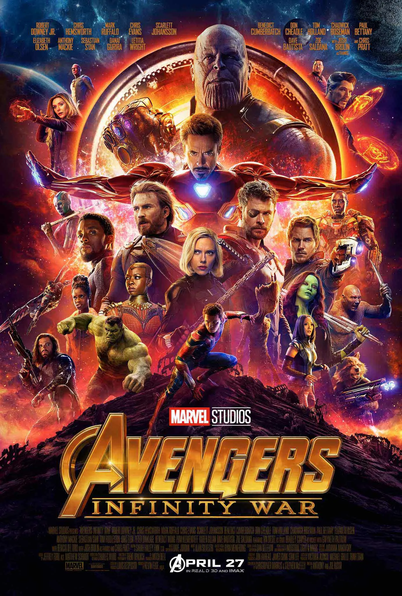 อเวนเจอร์ส 3: อินฟินิตีวอร์ มหาสงครามล้างจักรวาล Avengers 3: Infinity War (2018)